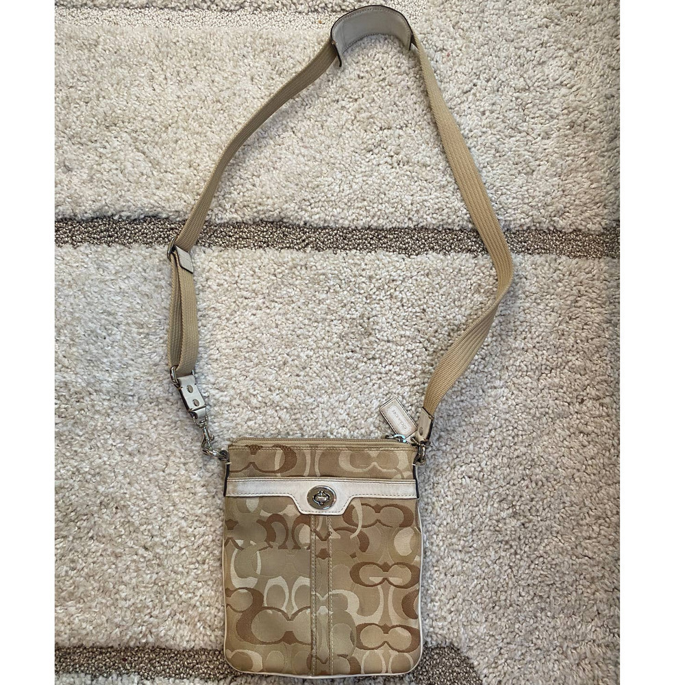 Coach Hampton Op Art North South Crossbody